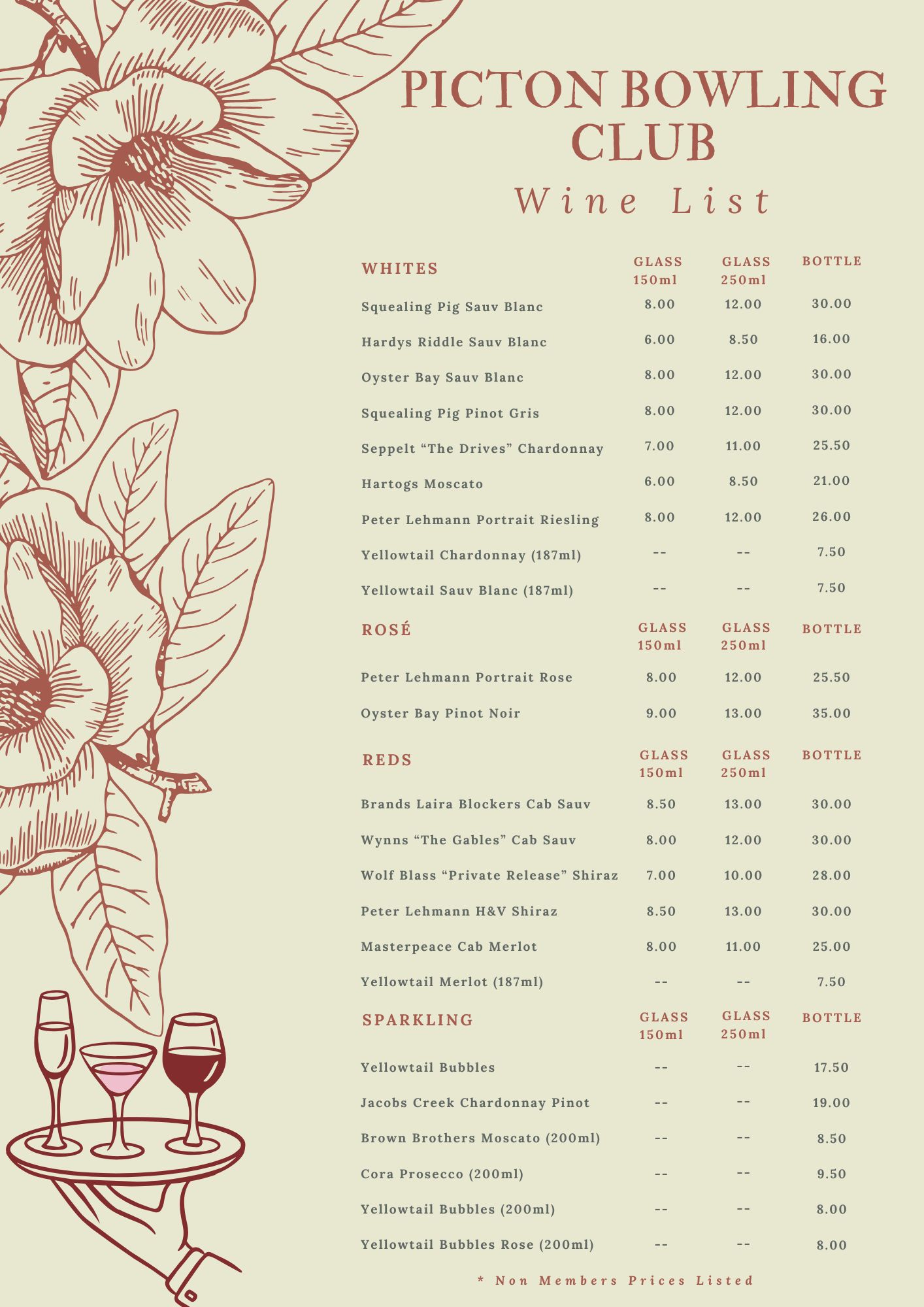 Wine Menu 2026